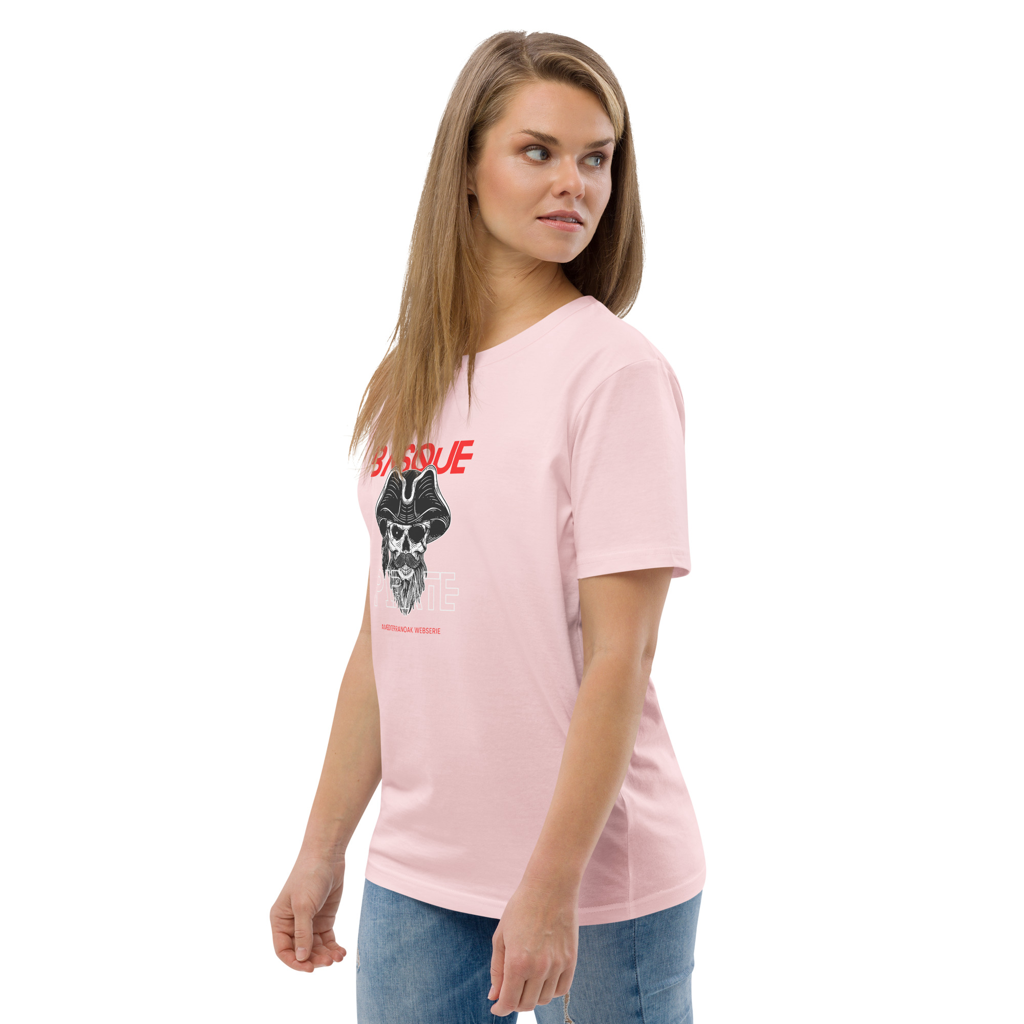 T-shirt unisexe en coton biologique Basque pirate 85 T-shirt unisexe en coton biologique Basque pirate – Image 85